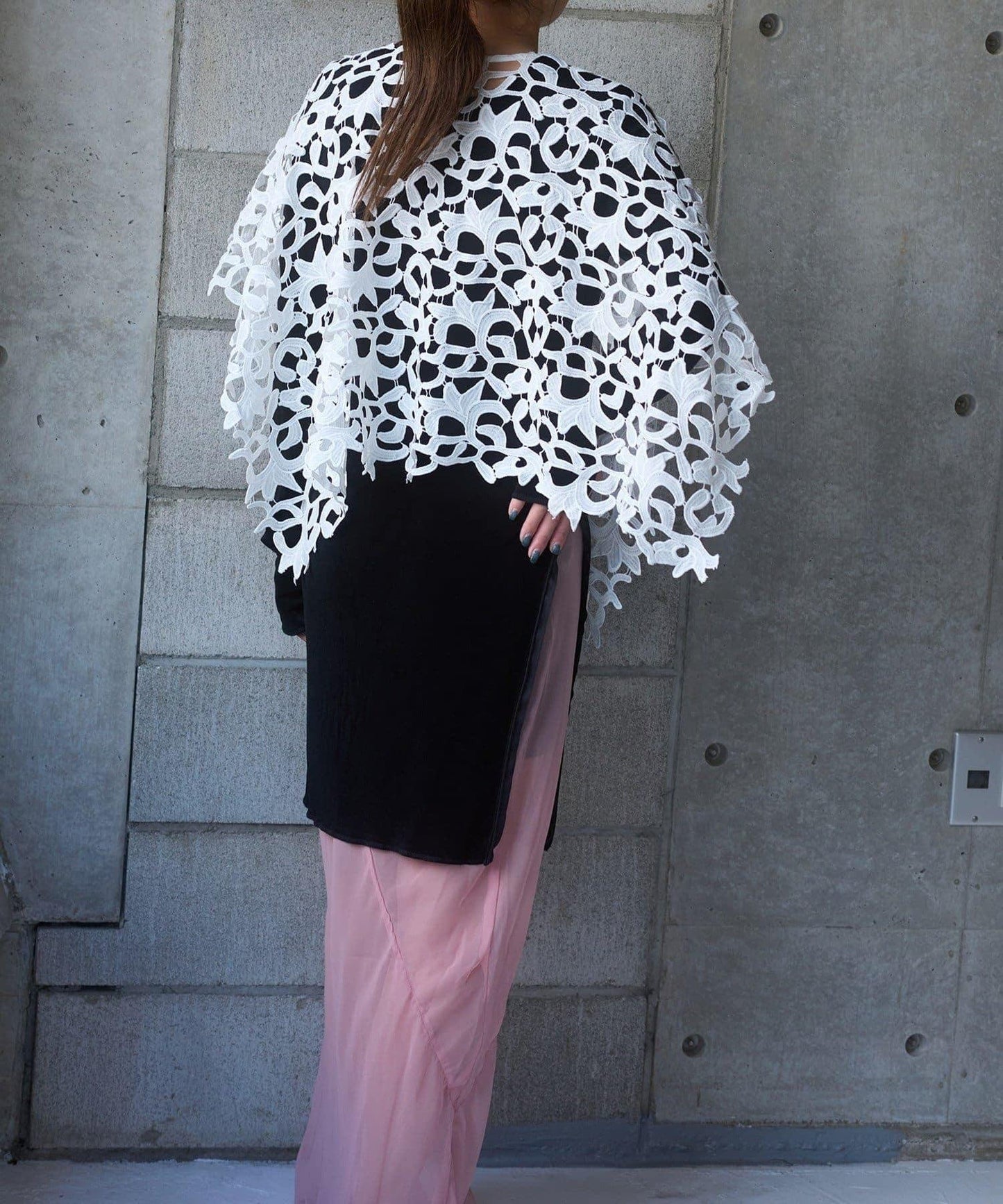 Pasterip 蕾絲多用圍巾