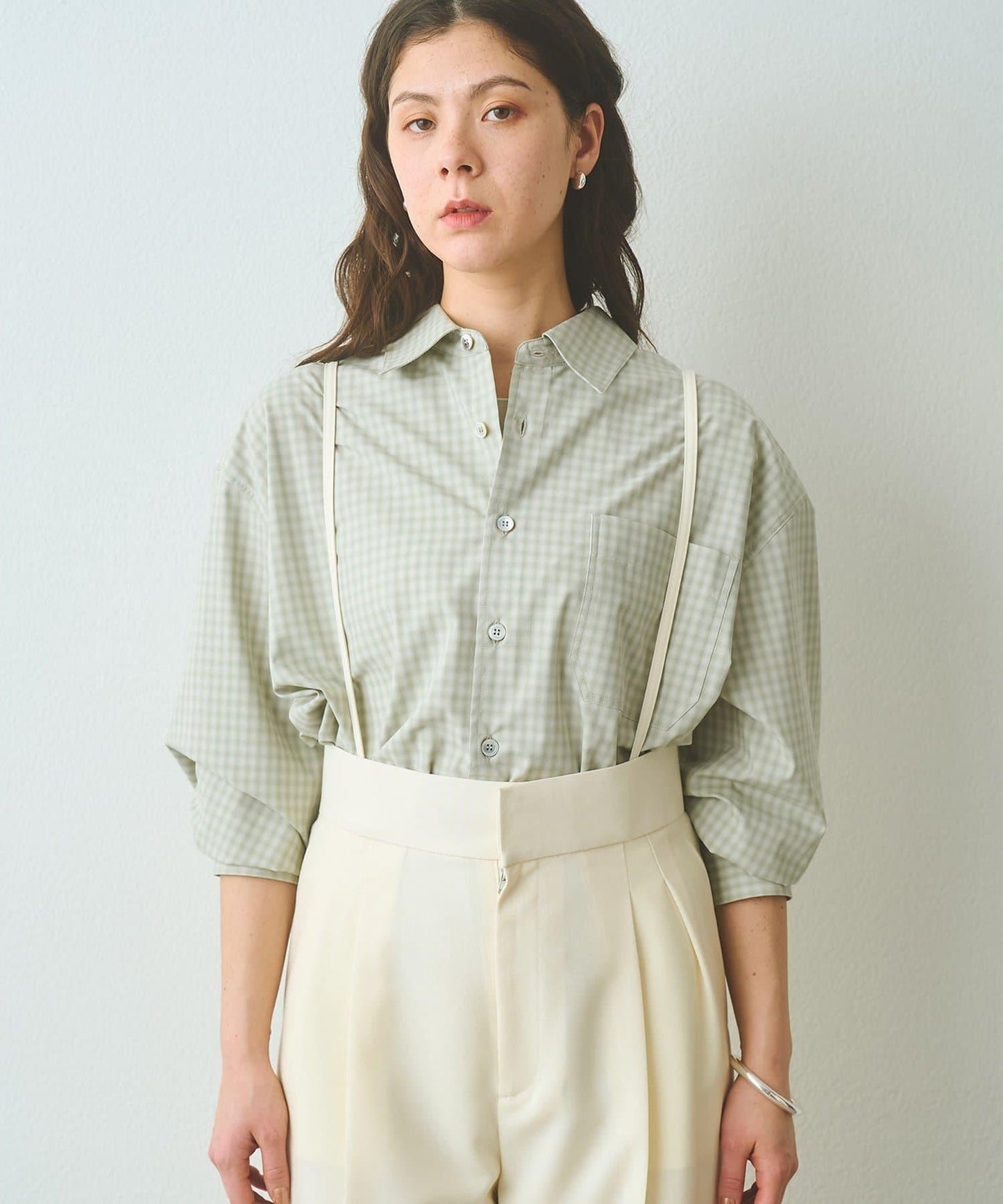 COOR OMBRE CHECK SHIRTS 漸變格紋襯衫