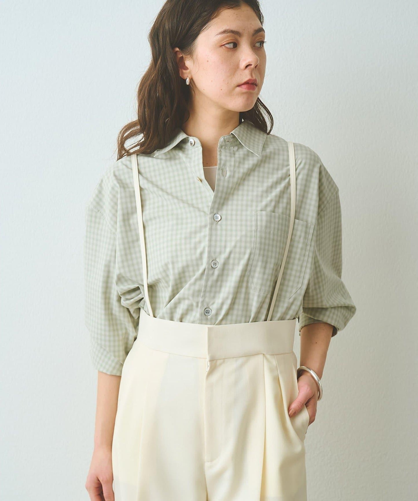 COOR OMBRE CHECK SHIRTS 漸變格紋襯衫