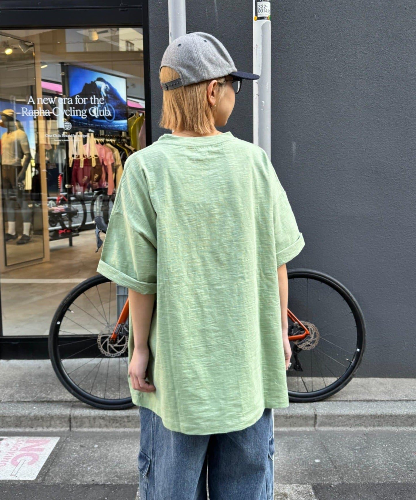 中性 slub質感 攝影印花 Tee