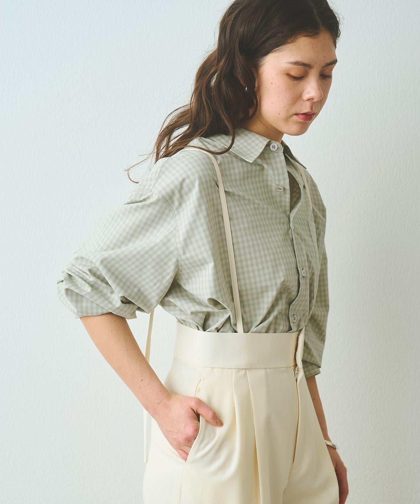 COOR OMBRE CHECK SHIRTS 漸變格紋襯衫
