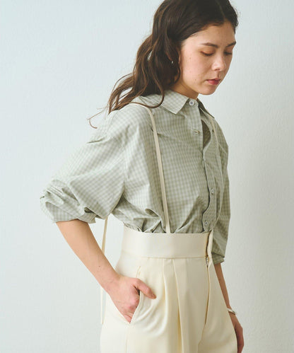 COOR OMBRE CHECK SHIRTS 漸變格紋襯衫