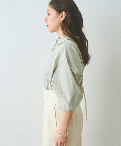 COOR OMBRE CHECK SHIRTS 漸變格紋襯衫