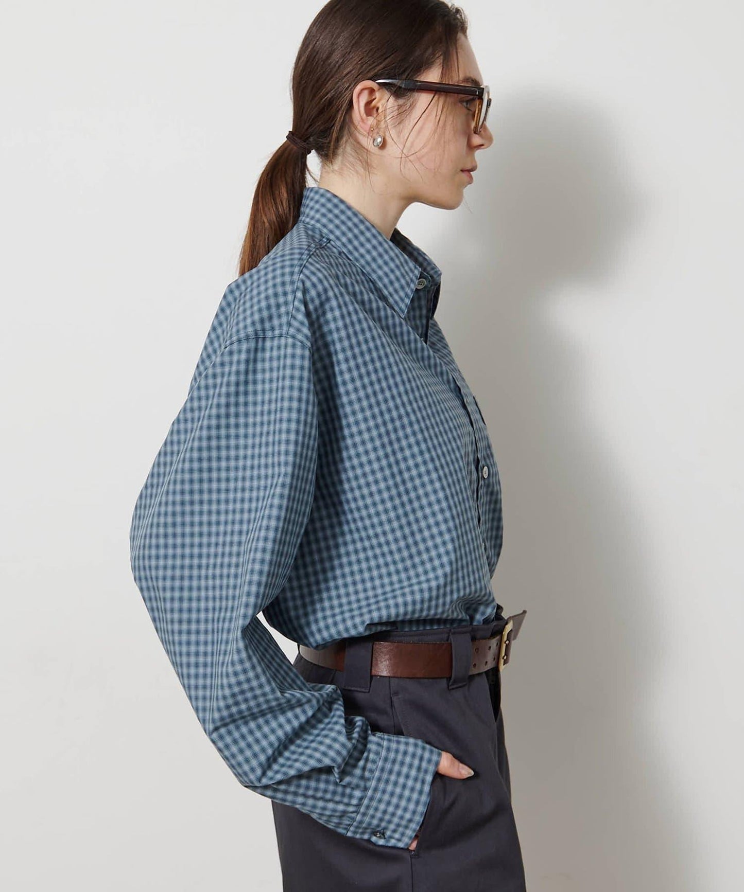 COOR OMBRE CHECK SHIRTS 漸變格紋襯衫