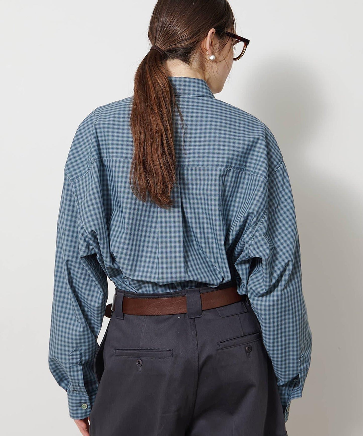 COOR OMBRE CHECK SHIRTS 漸變格紋襯衫