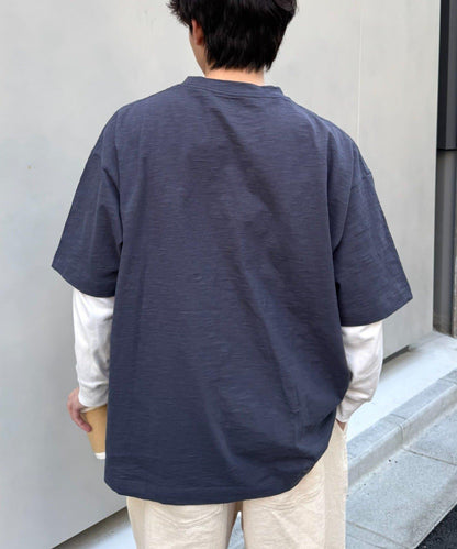 中性 slub質感 攝影印花 Tee