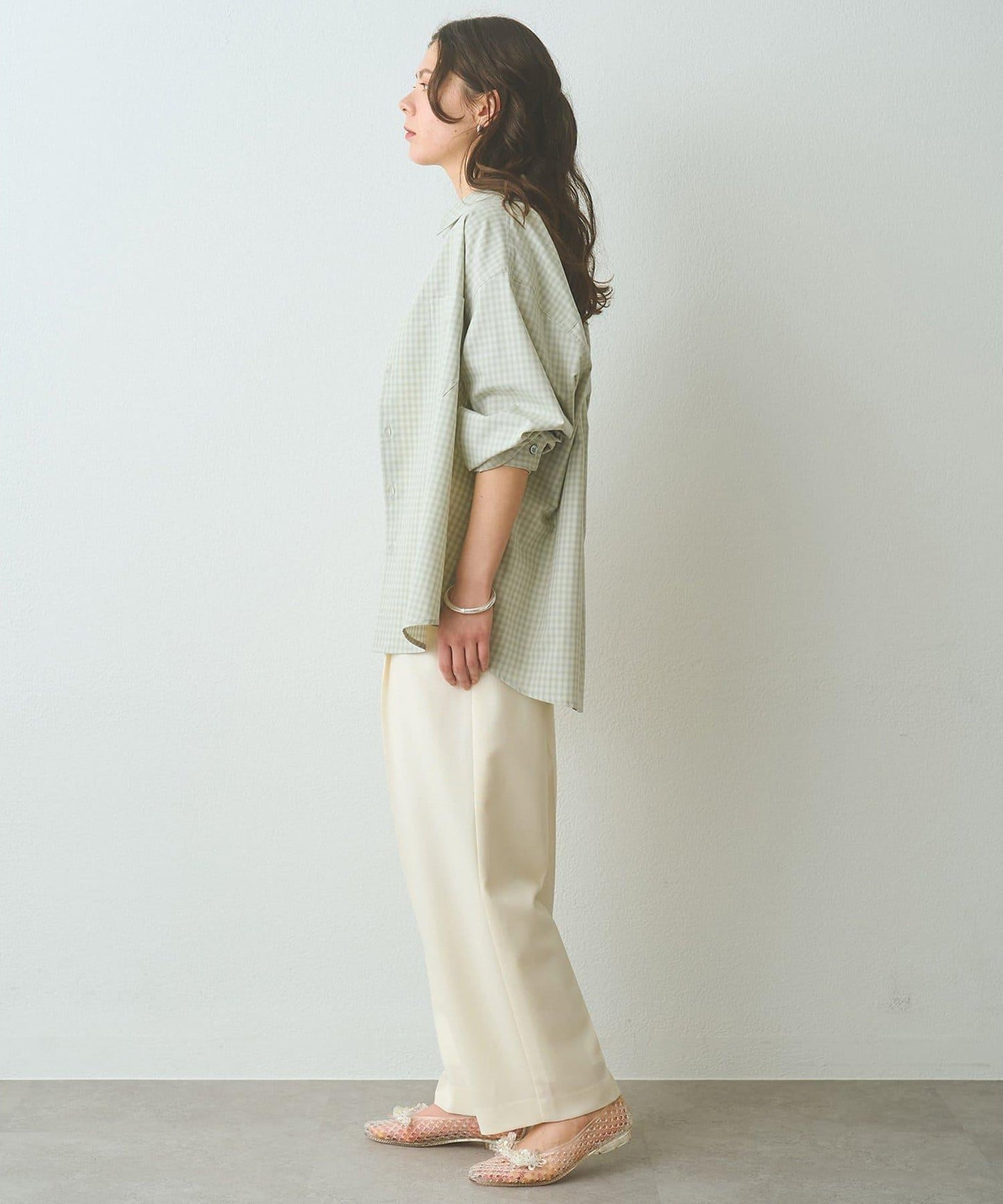 COOR OMBRE CHECK SHIRTS 漸變格紋襯衫