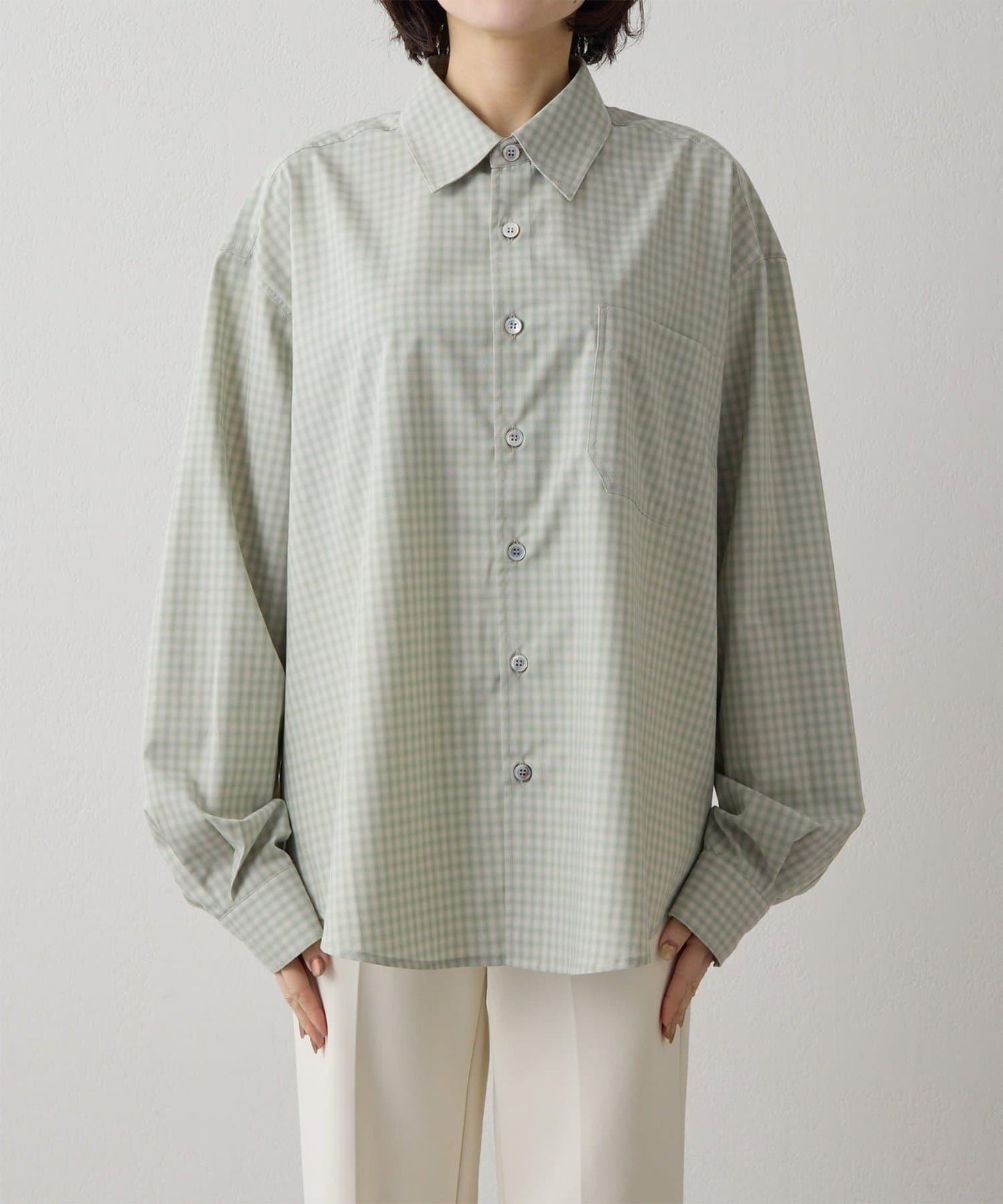 COOR OMBRE CHECK SHIRTS 漸變格紋襯衫