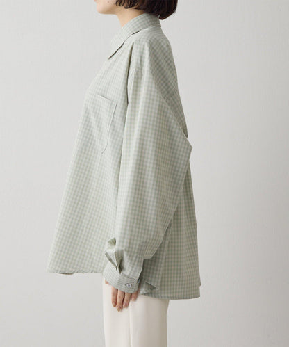 COOR OMBRE CHECK SHIRTS 漸變格紋襯衫