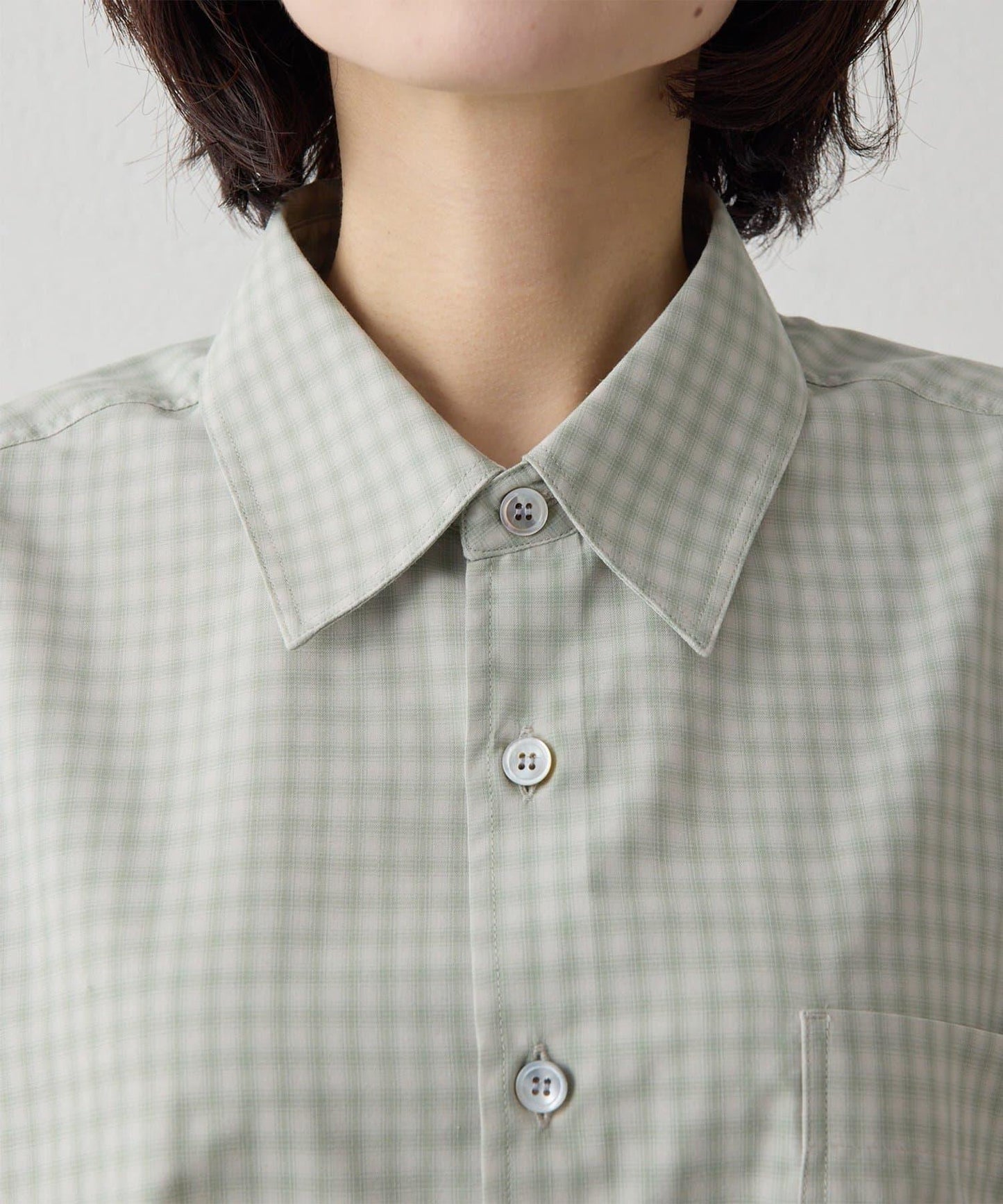 COOR OMBRE CHECK SHIRTS 漸變格紋襯衫