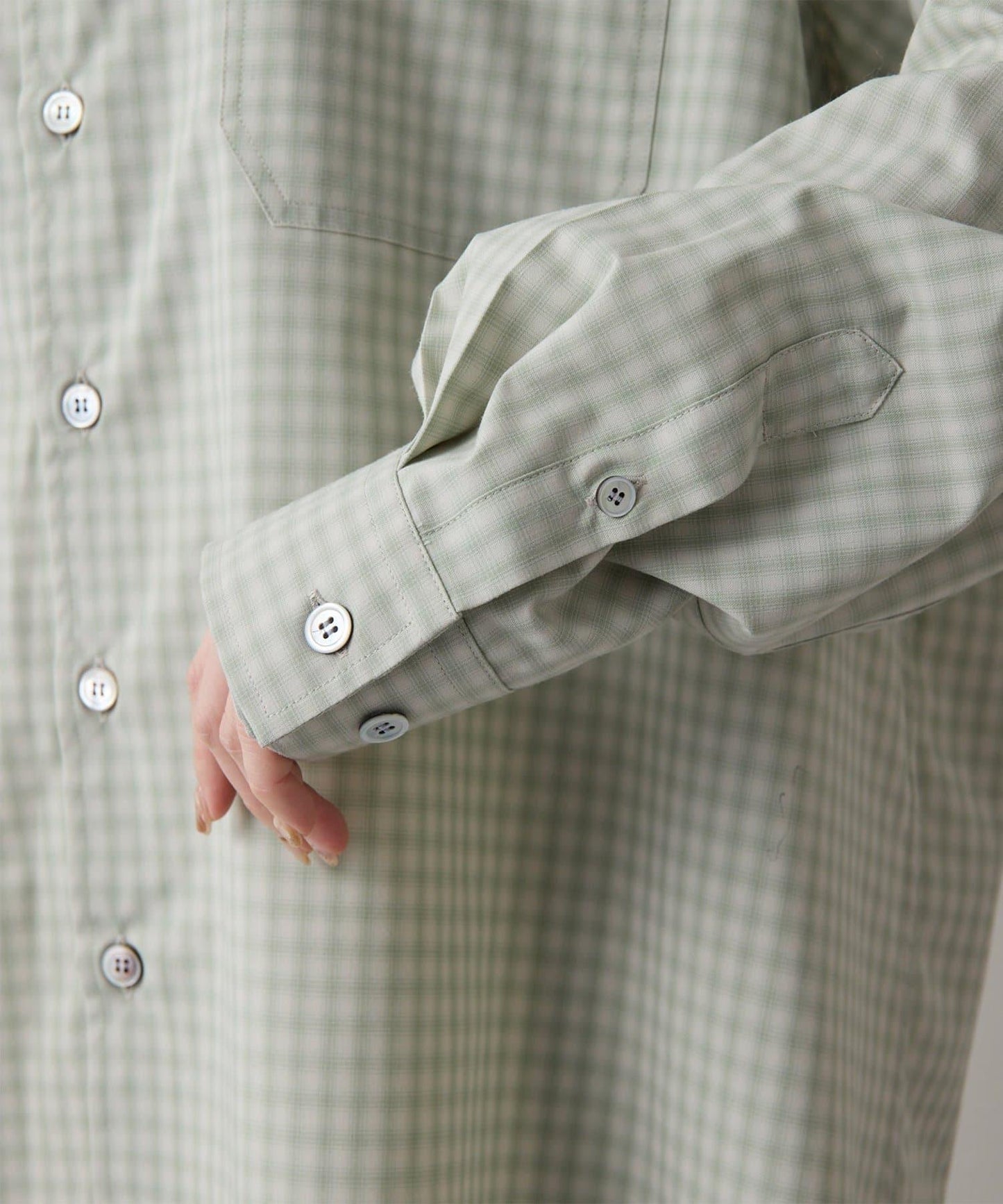 COOR OMBRE CHECK SHIRTS 漸變格紋襯衫
