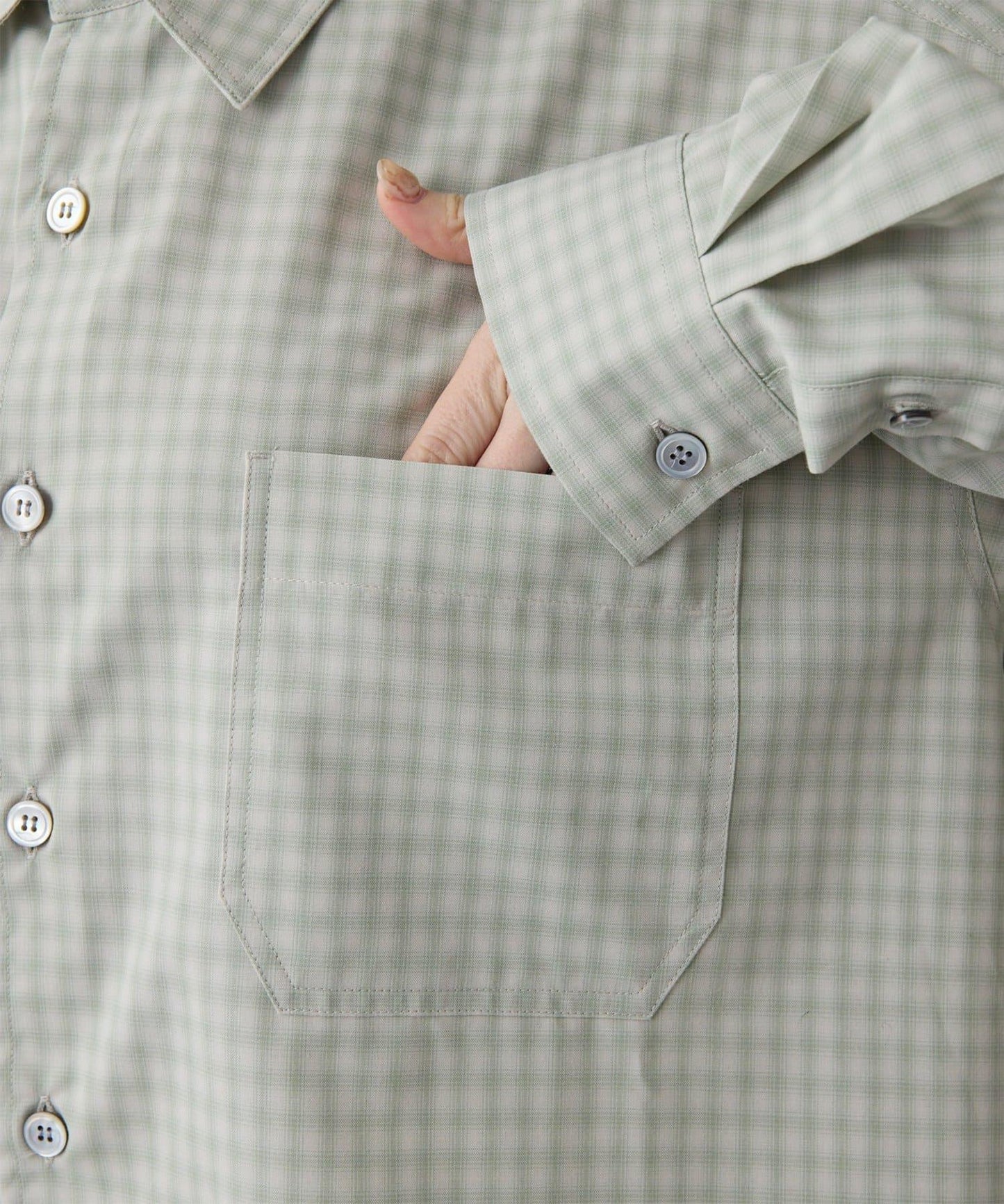 COOR OMBRE CHECK SHIRTS 漸變格紋襯衫