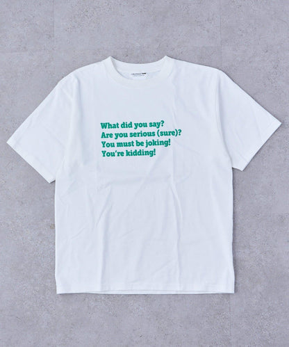 中性款 大碼可選 立體文字logo TEE