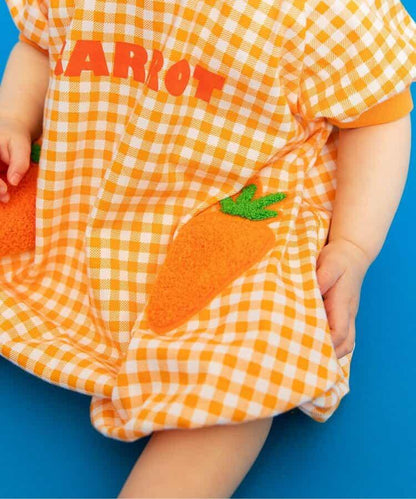 WAKUWAKU FARM 蔬菜圖案 連體哈衣