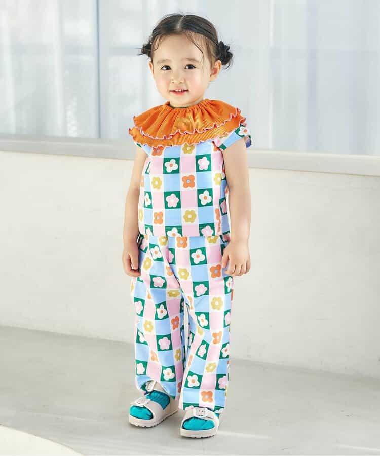 華夫格卷邊荷葉邊可拆卸領