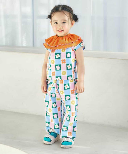 華夫格卷邊荷葉邊可拆卸領