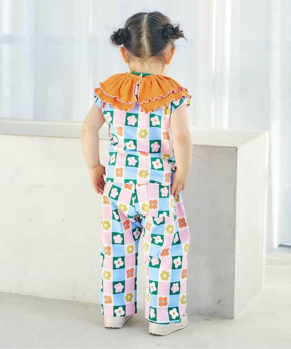 華夫格卷邊荷葉邊可拆卸領