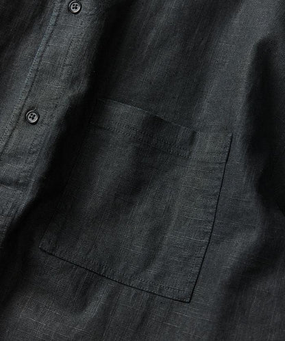 LINEN COTTON V NECK SHIRT 襯衫