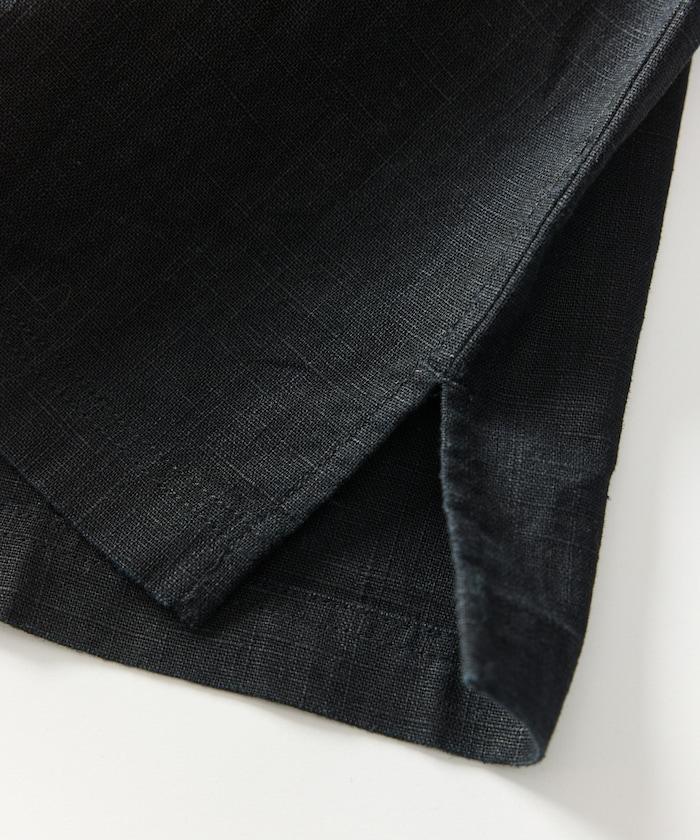 LINEN COTTON V NECK SHIRT 襯衫
