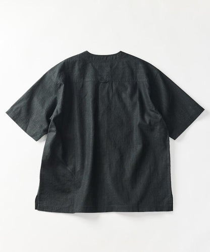 LINEN COTTON V NECK SHIRT 襯衫
