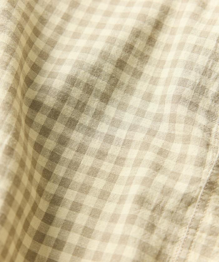 LINEN COTTON V NECK SHIRT 襯衫