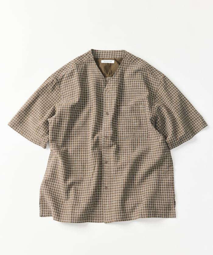 LINEN COTTON V NECK SHIRT 襯衫