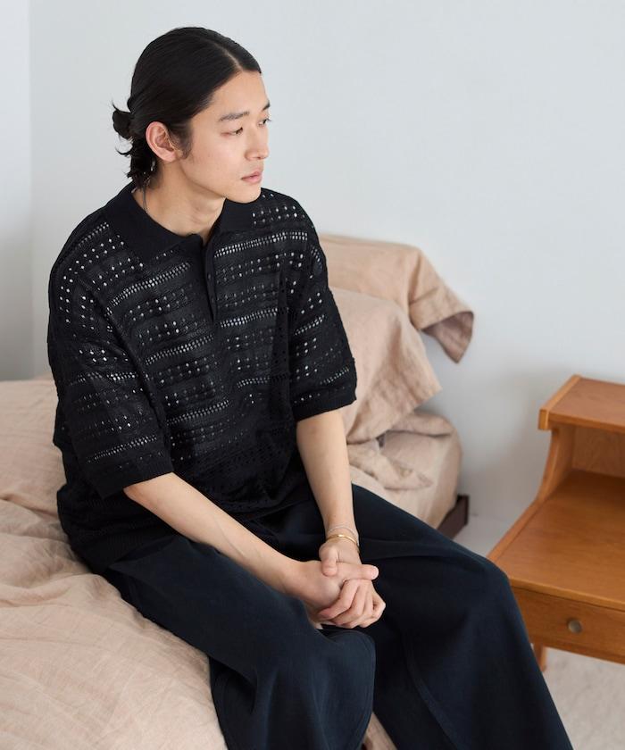 寬鬆版型 短袖 針織 POLO衫