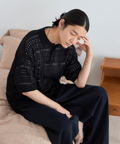 寬鬆版型 短袖 針織 POLO衫