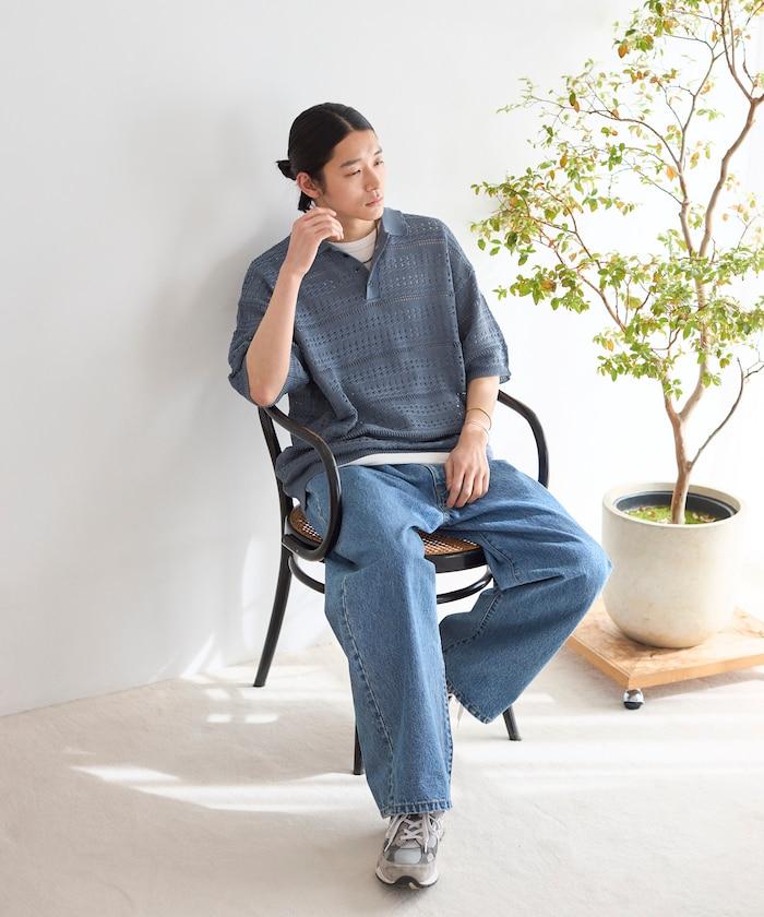 寬鬆版型 短袖 針織 POLO衫
