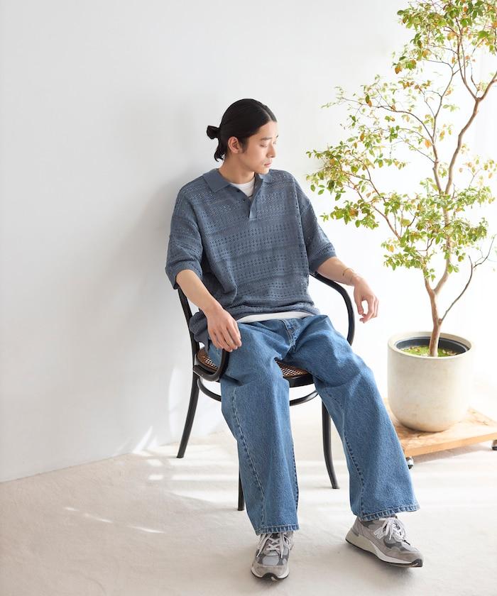 寬鬆版型 短袖 針織 POLO衫
