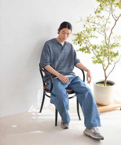 寬鬆版型 短袖 針織 POLO衫