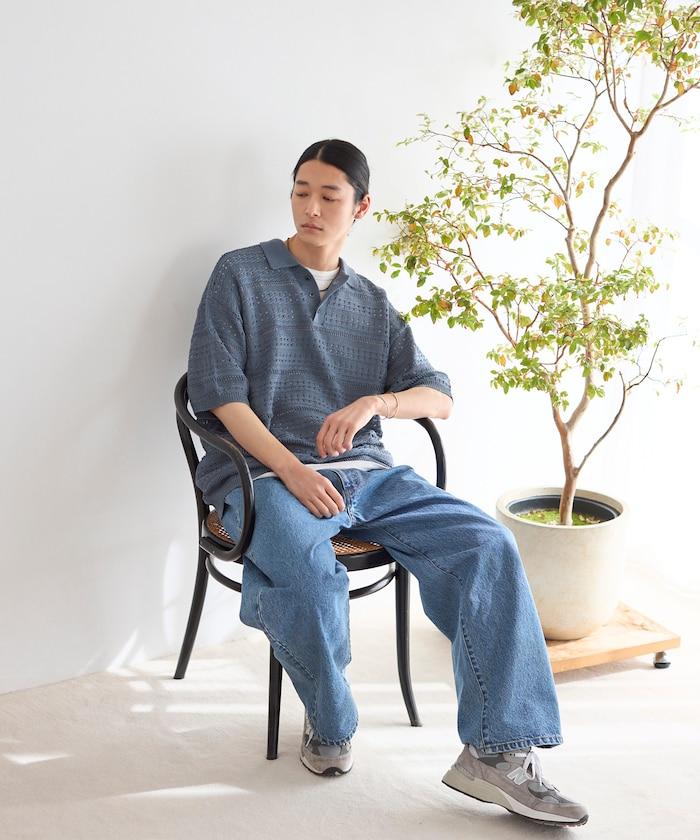 寬鬆版型 短袖 針織 POLO衫