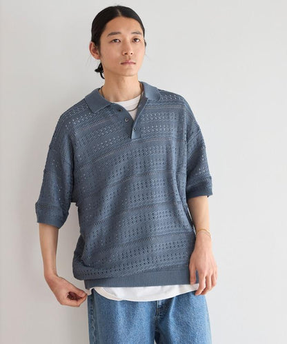 寬鬆版型 短袖 針織 POLO衫