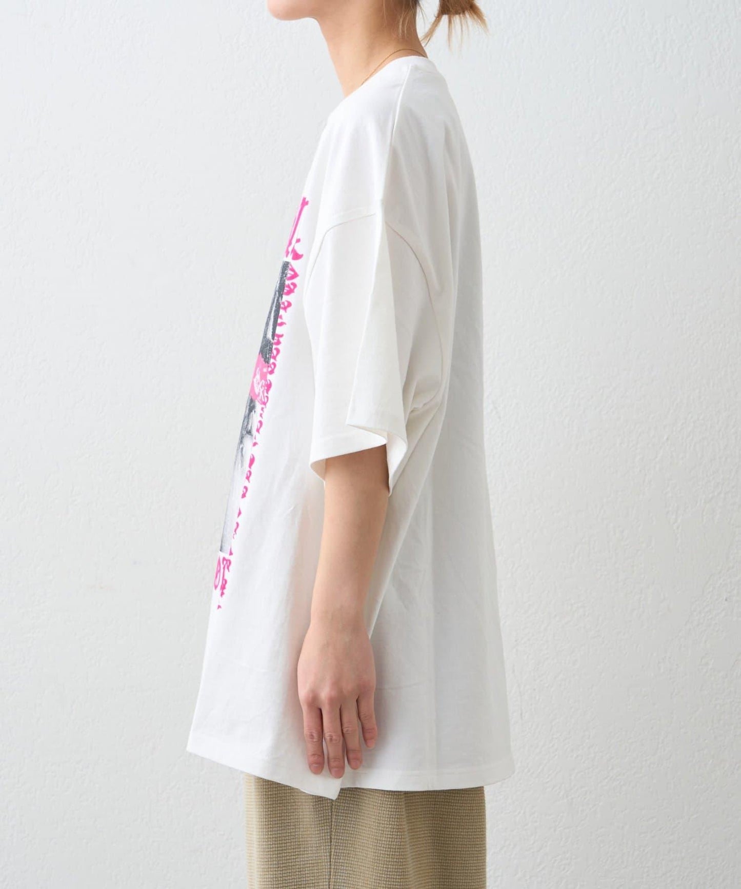 SOUNDS GOOOOD 英文照片文字印花短袖T恤