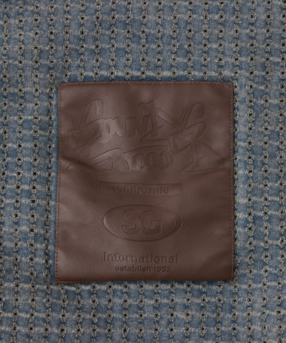 SOUNDS GOOOOD 做舊牛仔單肩包
