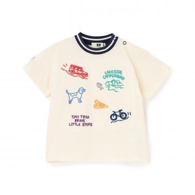 手工刺繡風 短袖T恤
