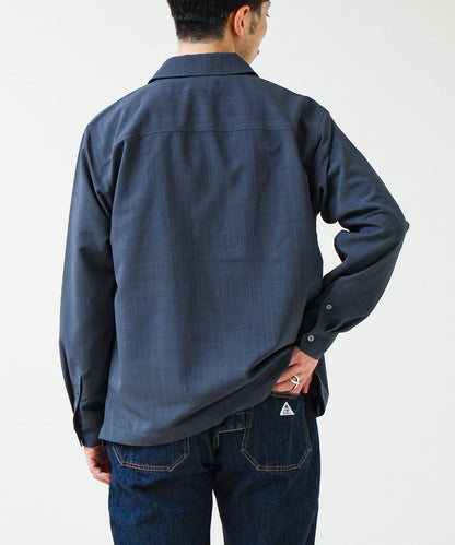 利落感舒適面料 Dry Poly Classy Zip拉鍊襯衫