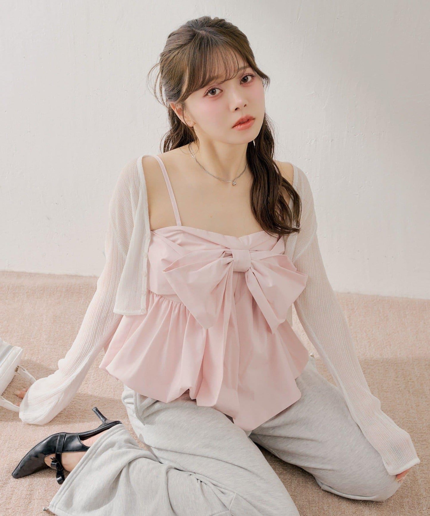 荷葉邊 蝴蝶結 女襯衫