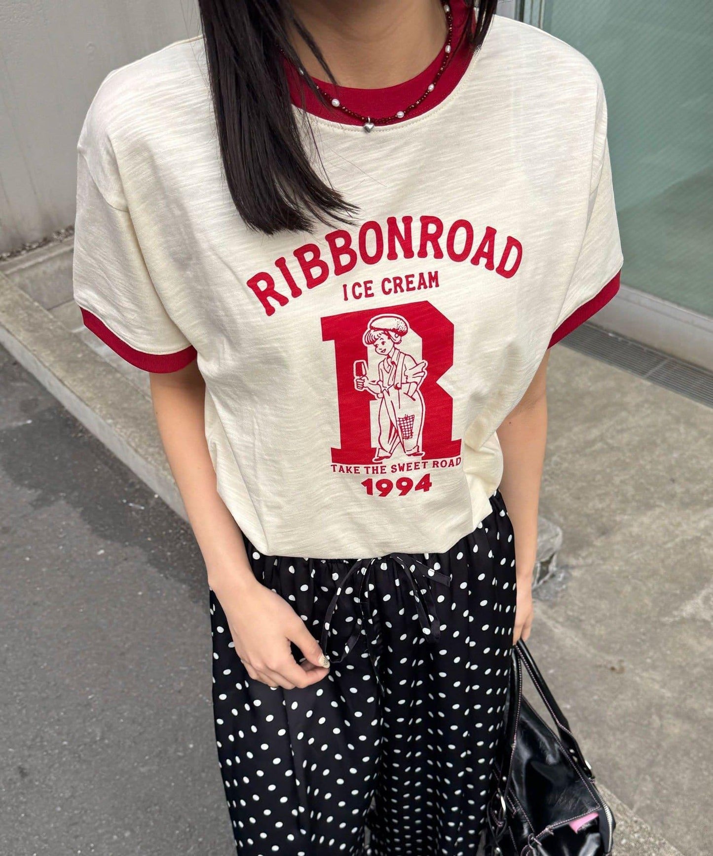 印花撞色領Logo T恤