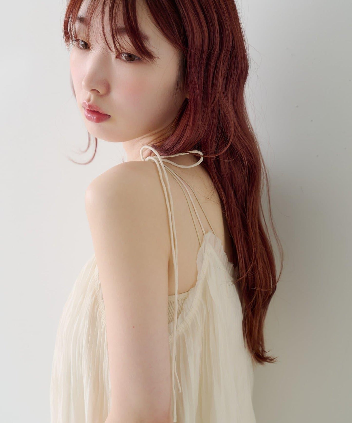 小個子尺碼/雙尺碼可選 褶皺壓褶連衣裙