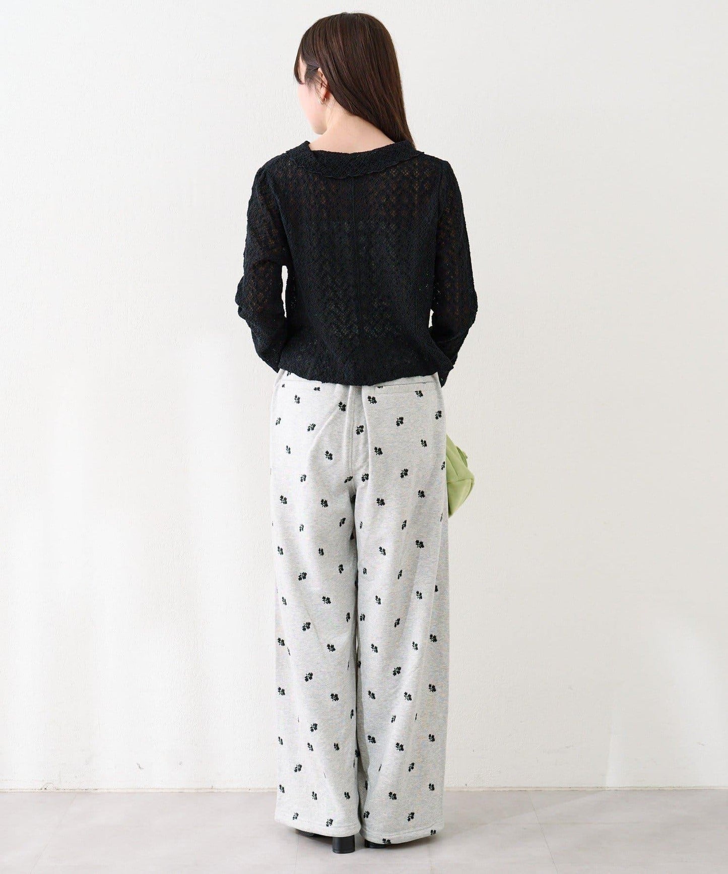 花朵刺繡 衛衣面料 衛褲