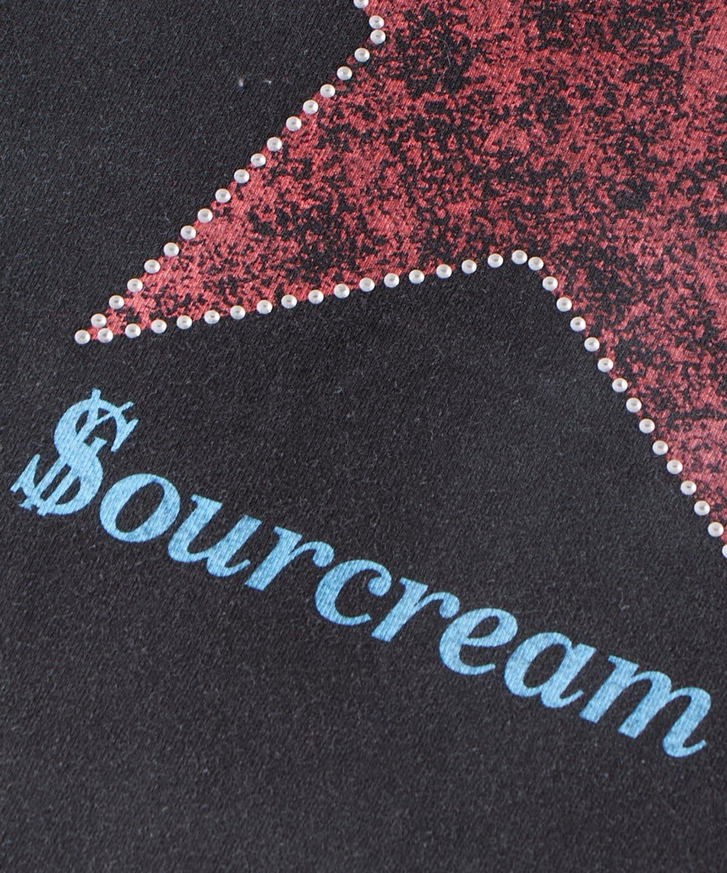 UNISEX Sourcream 水鑽星星圖案 T恤