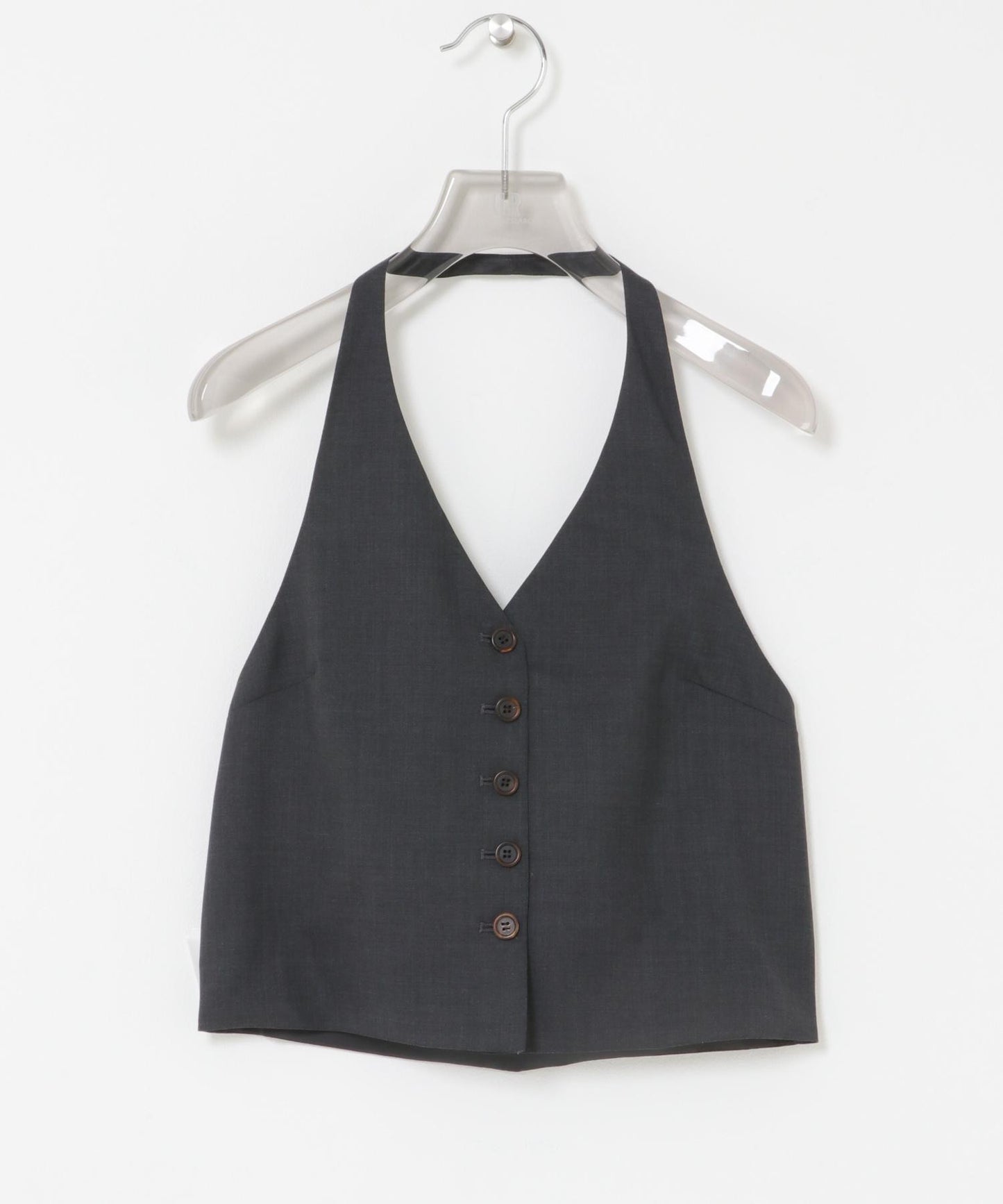 羊毛掛脖上衣 AMOMENTO WOOL HALTERNECK TOP