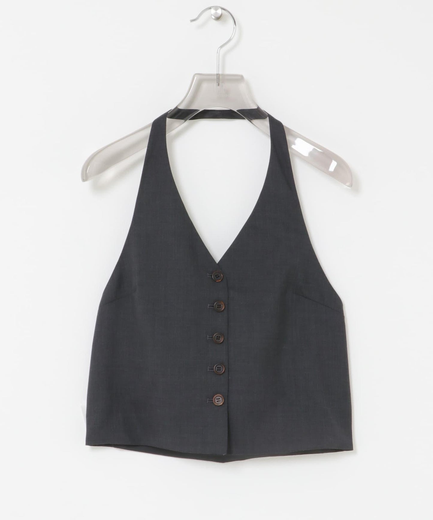 羊毛掛脖上衣 AMOMENTO WOOL HALTERNECK TOP