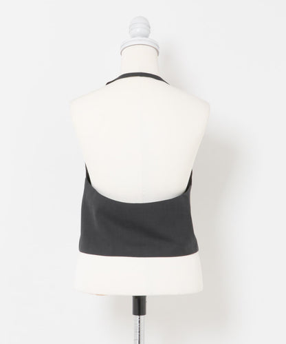 羊毛掛脖上衣 AMOMENTO WOOL HALTERNECK TOP
