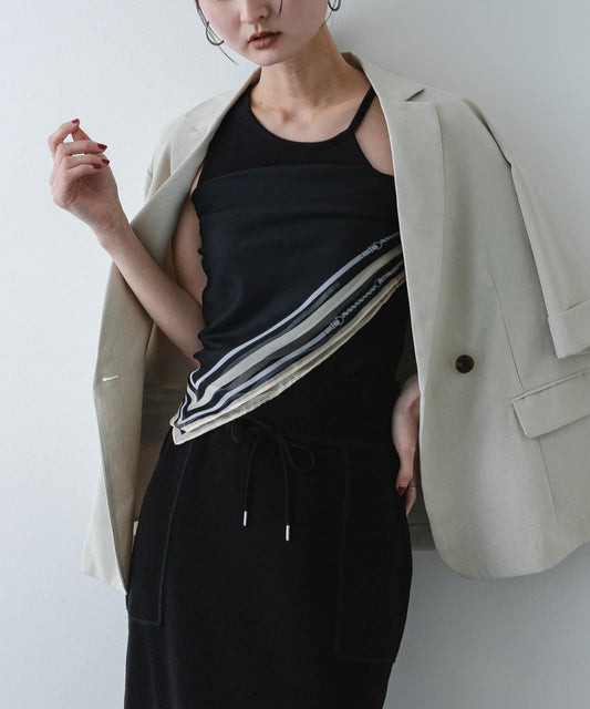 輕薄透紗圍巾