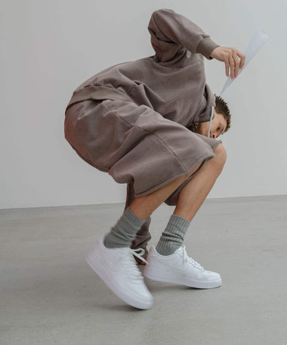 漸變寬鬆衛褲短褲 dDdDdDd FADE BUGGY SWEAT SHORTS