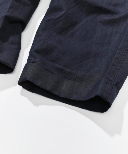 Cotton Linen 2 Tuck 斜紋褲