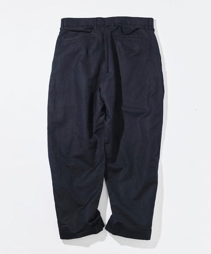 Cotton Linen 2 Tuck 斜紋褲