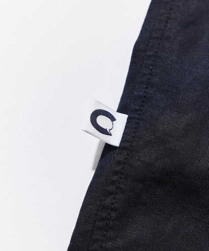 Cotton Linen 2 Tuck 斜紋褲